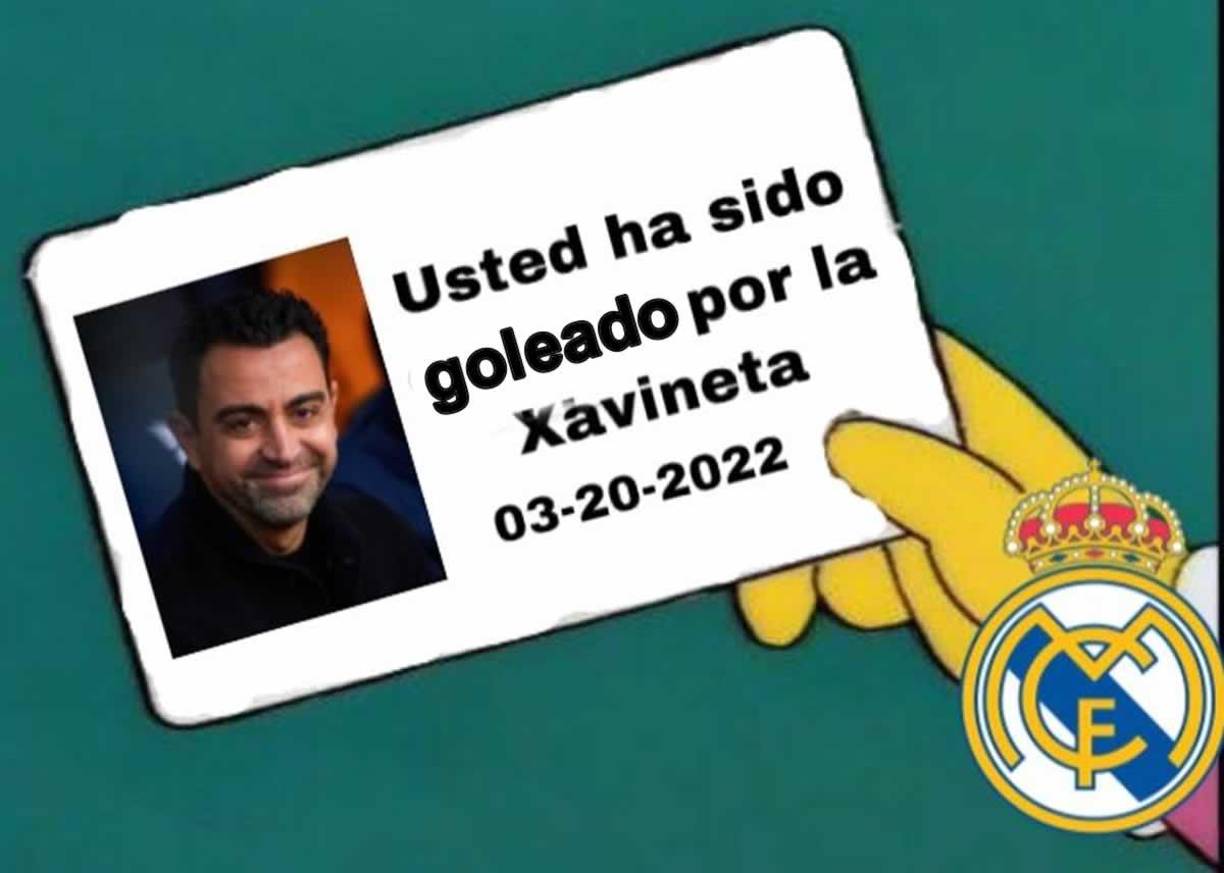 Los memes crucifican al Real Madrid tras ser goleado y humillado por el Barça de Xavi