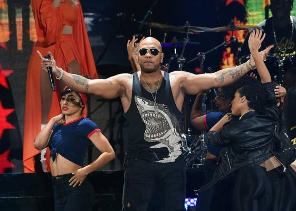 La presentación de Flo Rida.