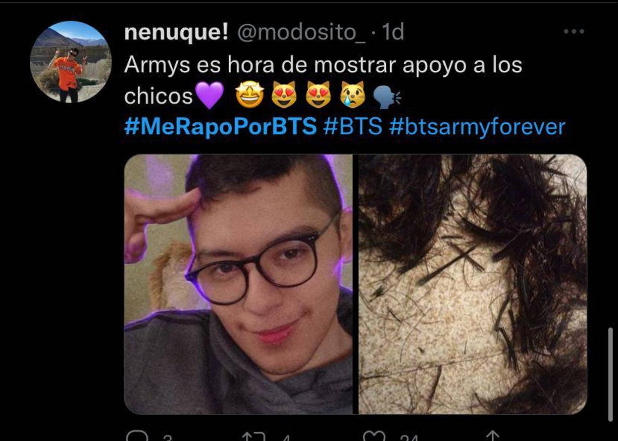 El desapruebo de la mayoría de los fans no ha impedido que algunos hayan dado el paso y realmente hayan rapado su cabellera para presumir de su particular forma de apoyo.