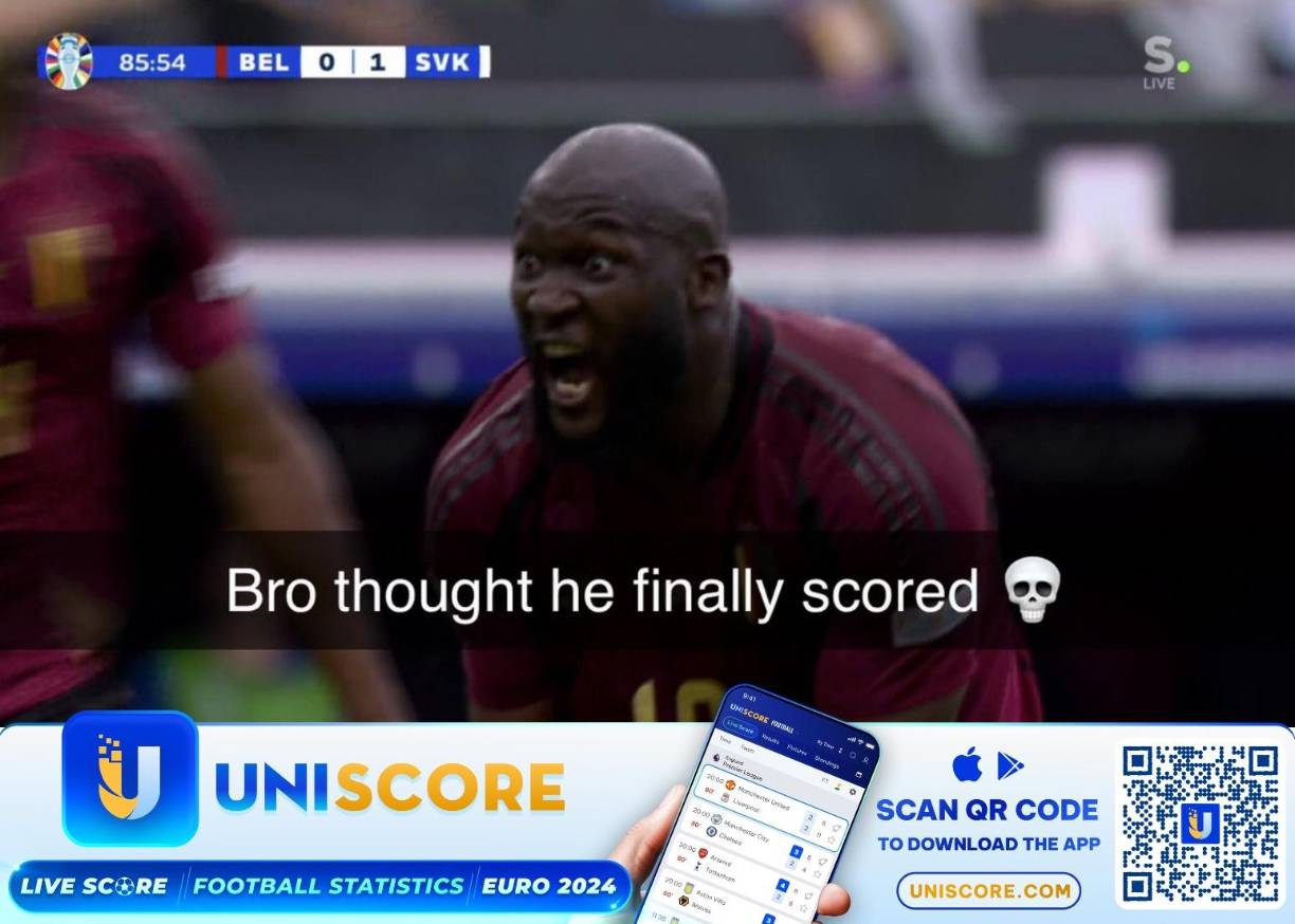 Lukaku, víctima de crueles memes tras fallos en su debut en Eurocopa