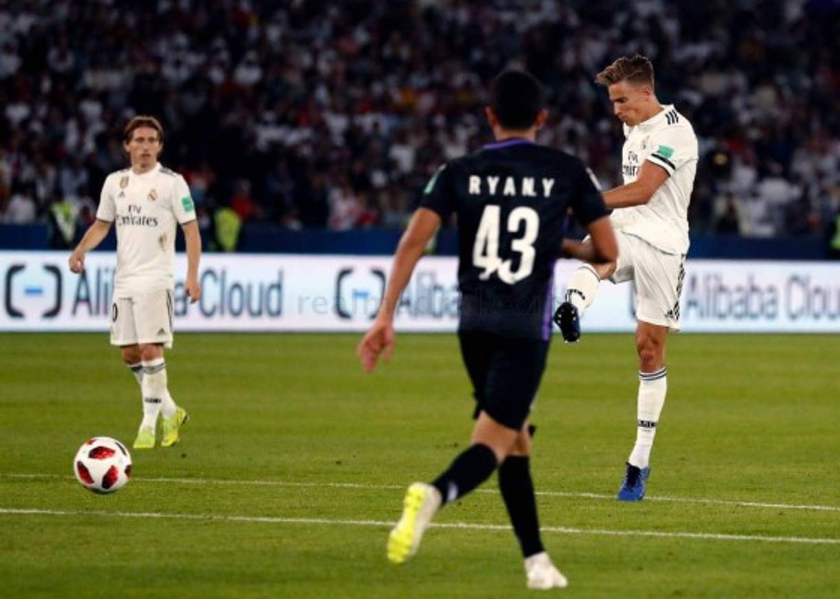 Marcos Llorente el 2-0 sobre el Al Ain con este disparo de derecha. Un golazo.