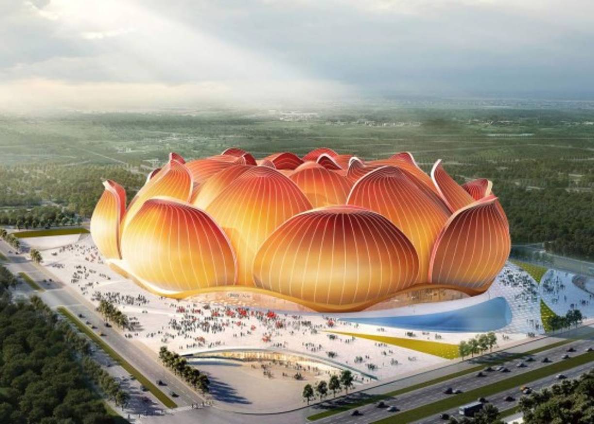 Su proyecto fue elegido entre ocho procedentes del Reino Unido, Australia y Estados Unidos y se presenta como la nueva 'macrojoya', cuyo coste aproximado se estima ascenderá a 1,7 billones de dólares y tendrá un aforo para 100.000 espectadores, con lo que entrará de pleno en el 'top 5' de los estadios del mundo.