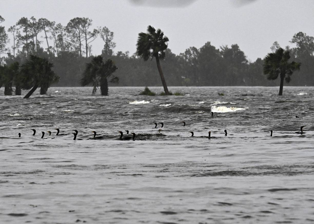 “Está inundado, todo está inundado”, dijo a la CNN Shely Boivin, gerente del Beach Front Motel de la localidad. “Acabo de ver mesas de picnic bajando por la calle por la inundación”.