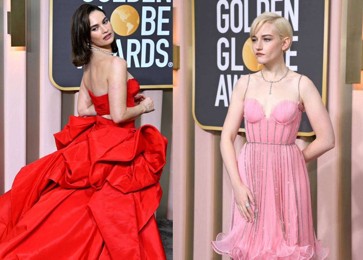 La alfombra de los Globos de Oro regresó a su antiguo esplendor con el desfile de estrellas en la 80ª gala tras los escándalos, aunque pocas estrellas arriesgaron con sus atuendos.