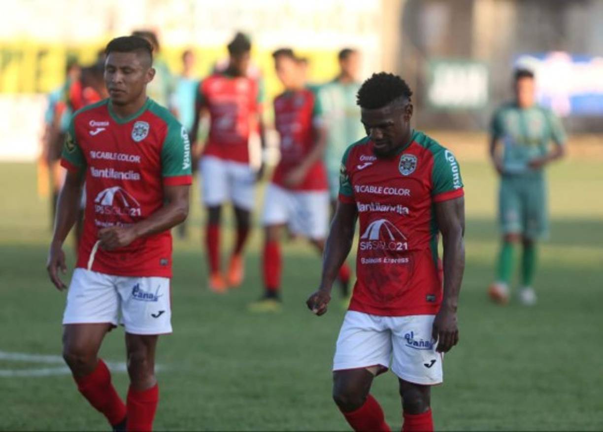 El Marathón no pudo ganar en Danlí y sus jugadores salieron decepcionados tras el mal partido.