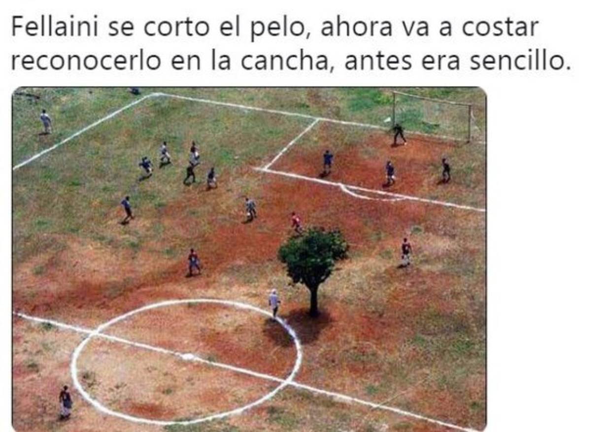 El nuevo 'look' de Fellaini ha generado una ola de memes en las redes sociales .