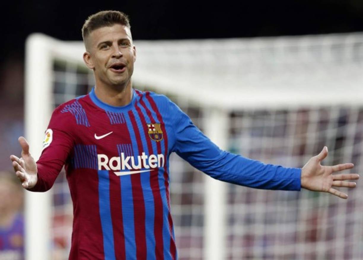 Piqué marcó el primer oficial del FC Barcelona en la temporada 2021-2022-