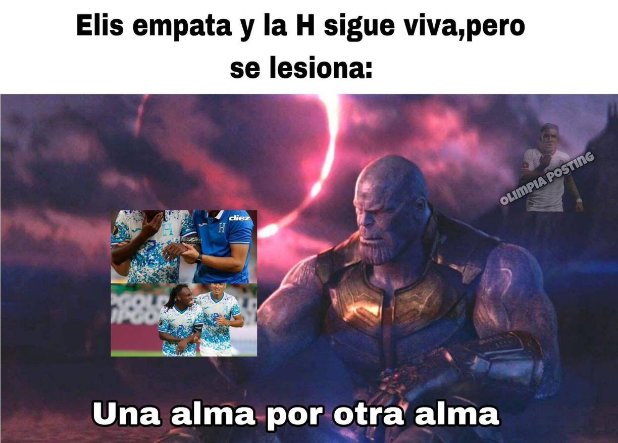 Los jocosos memes que dejó el agónico empate de Honduras ante Qatar