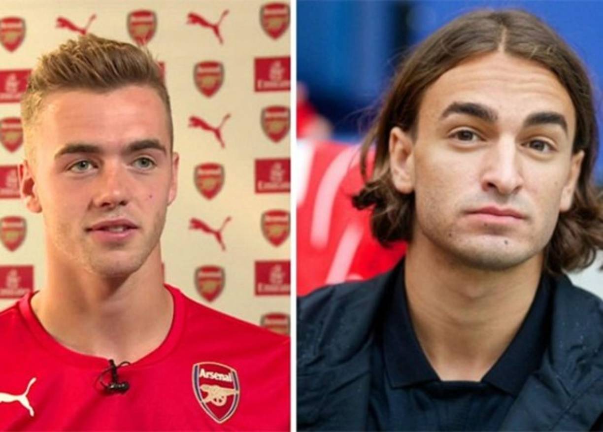 El inglés Calum Chambers y el serbio Lazar Markovic, 20 años.