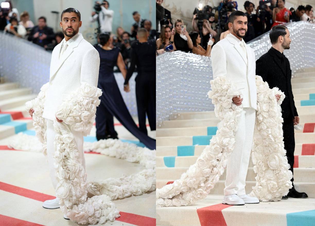 El artista ya había desfilado por la alfombra de la MET Gala en 2022. 