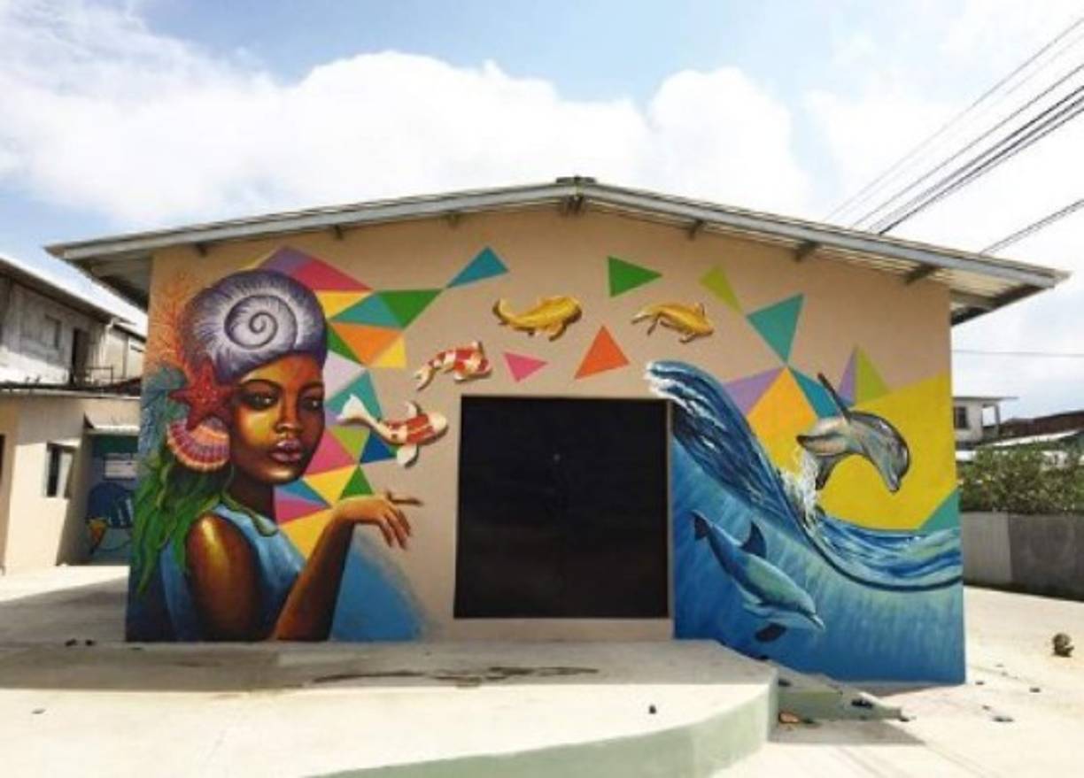 Rei Blinky, conocido en el mundo de los pintores urbanos, ha participado en festival internacional de arte urbano.