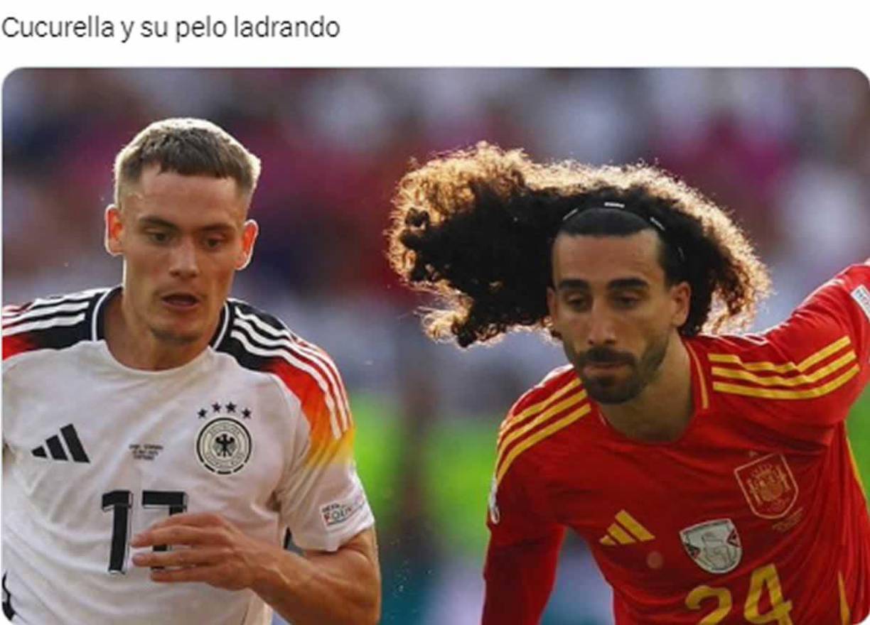 Los divertidos memes por el cambio de look de Marc Cucurella con su pelo rojo tras el éxito de España en la Eurocopa 2024.