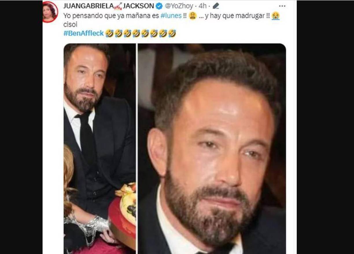 “Ese hombre se ve infeliz”, “Se ve acabado”, “Pobre Ben, lo está acabando JLo” o “Ese matrimonio no va durar mucho”, son algunos de los comentarios de los internautas. 