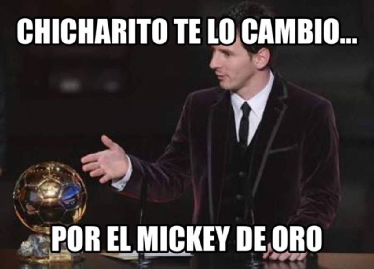 Las redes sociales reaccionaron ante el curioso premio 'Mickey de Oro' que entregó la Florida Cup al mexicano Javier 'Chicharito' Hernández.