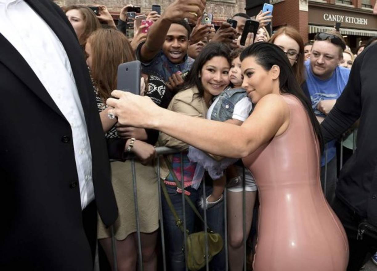 Así apareció en un evento.