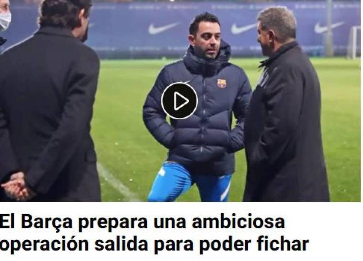 El Diario Sport informa que el club culé prepara una ambiciosa salida para poder fichar. 