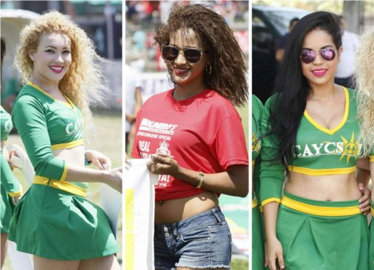 En Tocoa se ha vivido el primer partido de la final del Torneo Clausura 2016 del fútbol hondureño entre Real Sociedad y Olimpia. La fiesta fue engalanada por las bellas chicas que asistieron al estadio Francisco Martínez Durón.