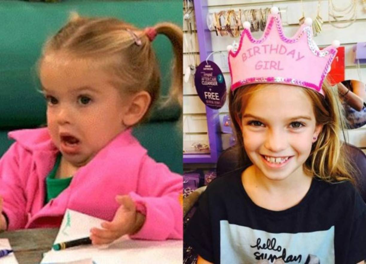 Cuando empezó a trabajar en la serie de Disney, 'Buena Suerte Charlie' apenas tenía 10 meses, Mia Talerico conocida además por ser la protagonista de un popular meme, cumplió siete años y sencillamente preciosa. Mía Talerico interpretaba a Charlie, la hija menor de la familia Duncan, quienes debían compatibilizar sus vida en el colegio y el trabajo con el funcionamiento de la gran familia.