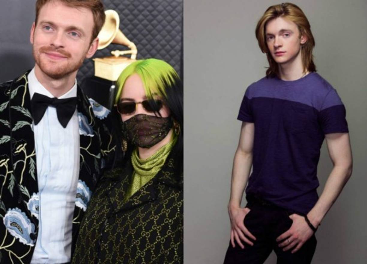 Finneas O'Connell, es un famoso músico y actor mejor conocido por su papel protagónico como Alastair en Glee. Billie co-escribe la mayoría de su música con Finneas y él la produce.