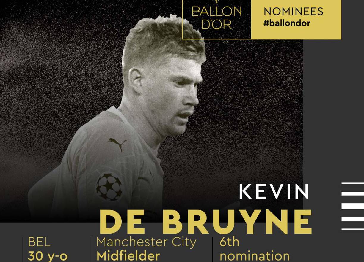 Kevin de Bruyne: Mediocampista belga del Manchester City.