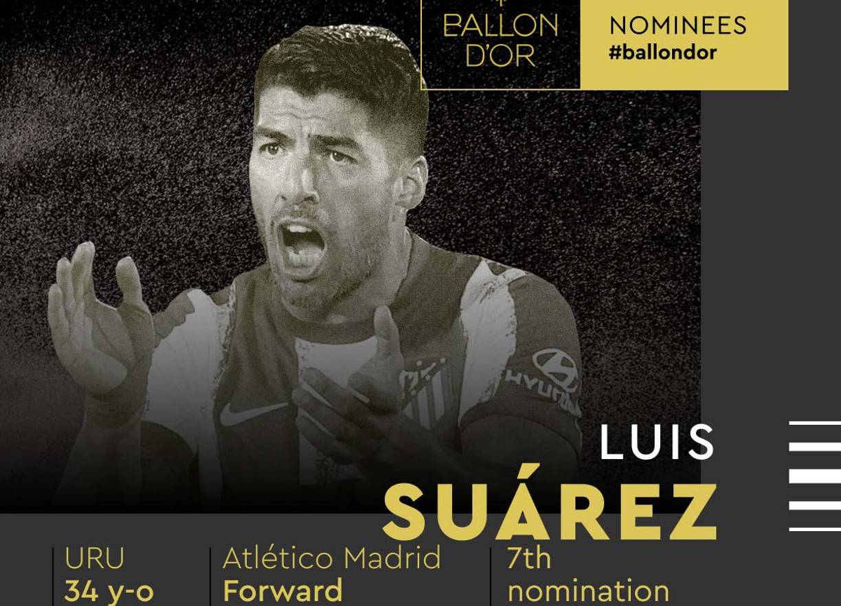 Luis Suárez: Delantero uruguayo del Atlético de Madrid.