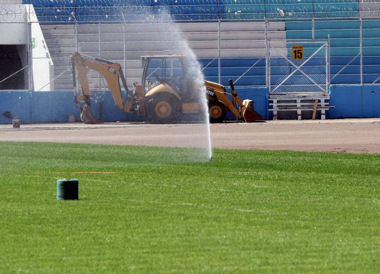 Hay que recordar que el recinto contará con un 95 por ciento de grama natural y el resto será híbrido.