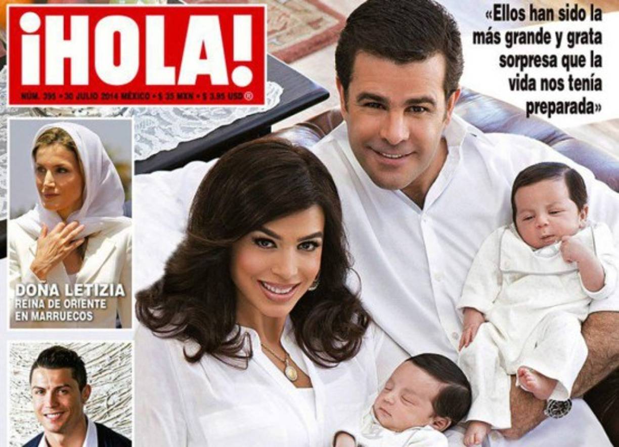 El año 2014, Bibi Gaytán y Eduardo Capetillo dieron la bienvenida a sus gemelos Manuel y Daniel.