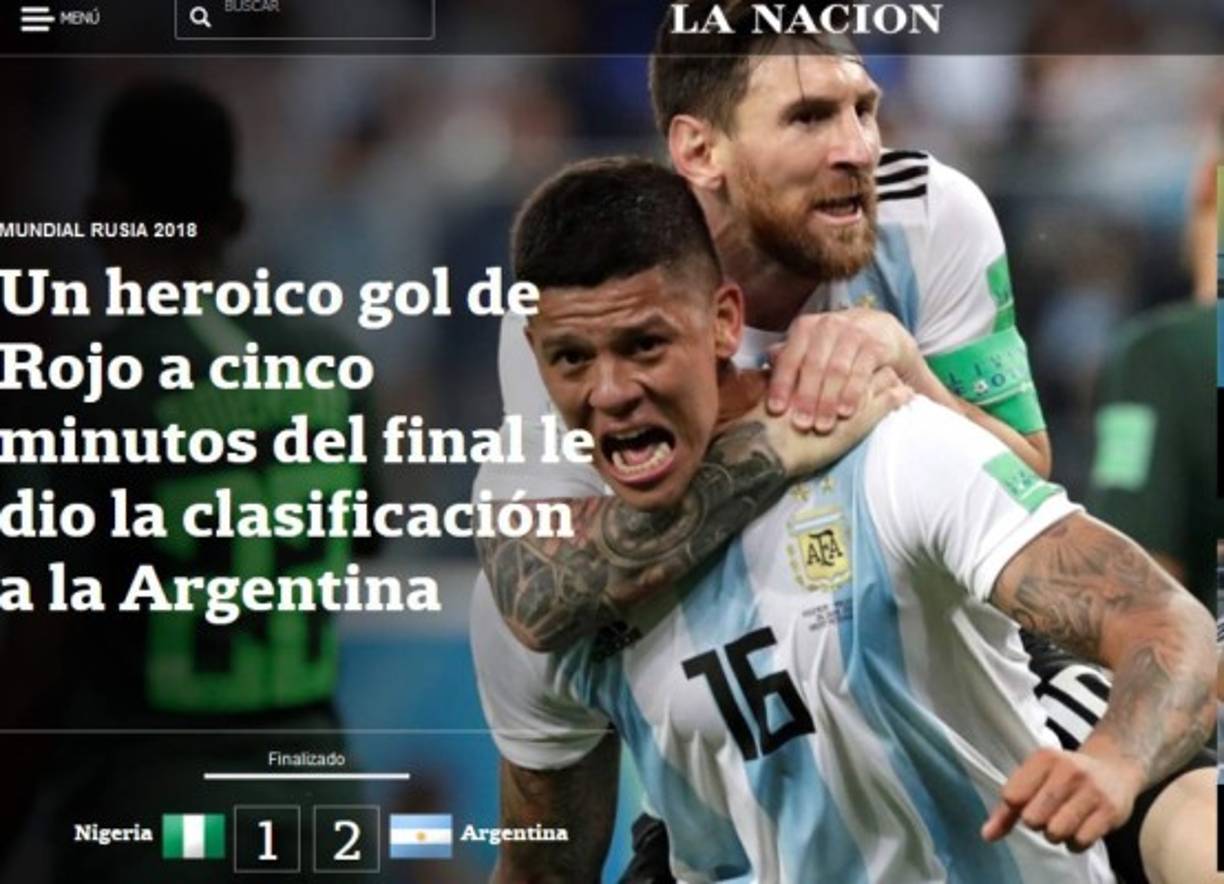Diario La Nación de Argentina.