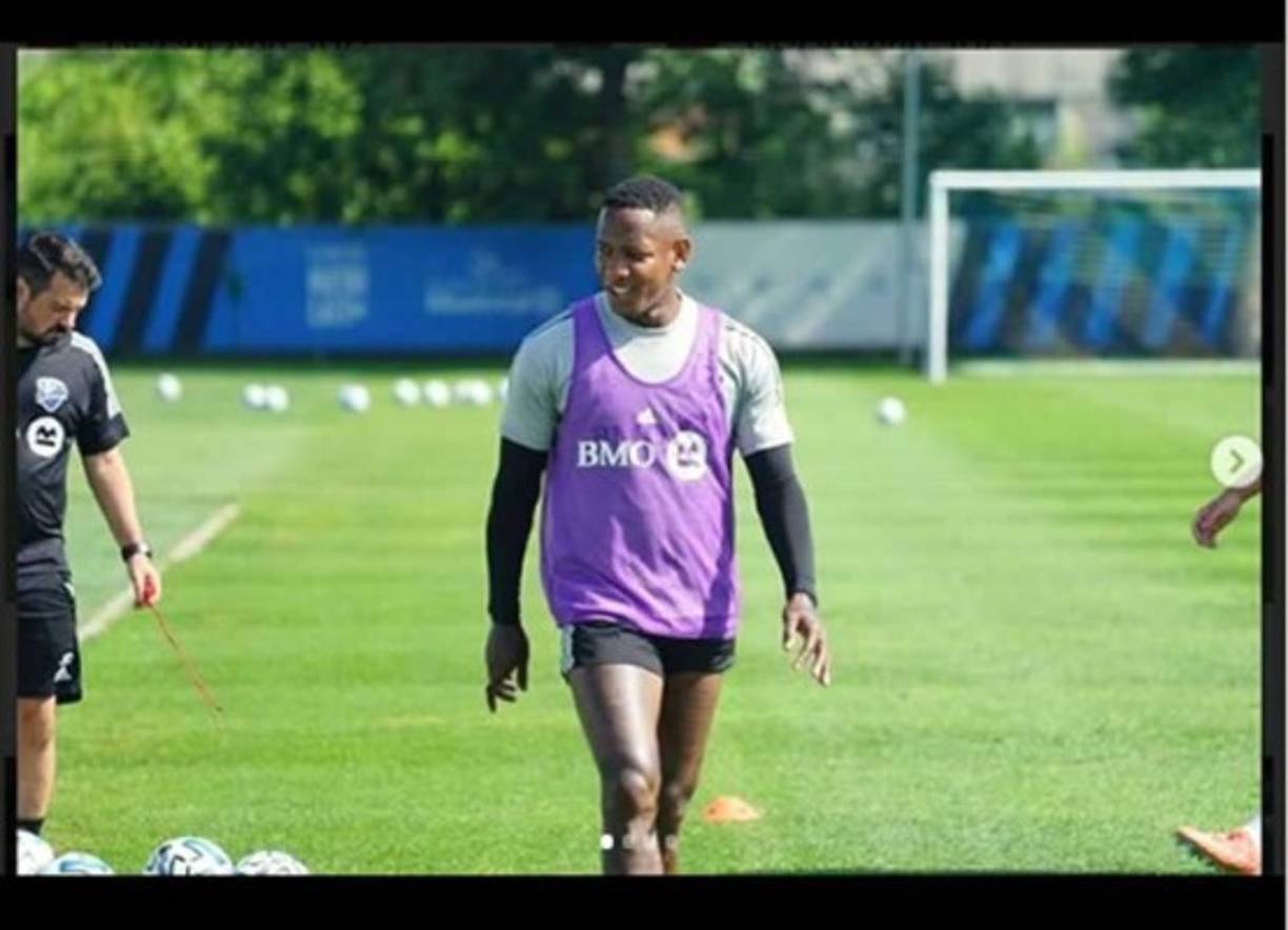 Romell Quioto se mantiene entrenando a tope con el Impact Montreal para mostrar sus resultados en la cancha.