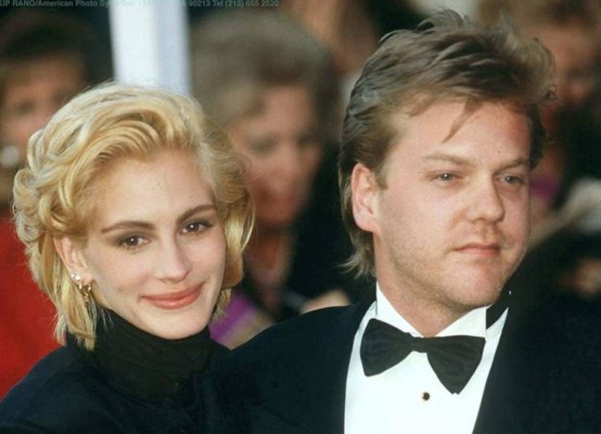 La vida de la actriz también ha estado marcada por algunas polémicas, como cuando dejó a Kiefer Sutherland, tan solo unos días antes de su boda. En junio de 1991 todo estaba listo para la boda de Julia Roberts y el actor Kiefer Sutherland, pero la intérprete decidió dejar todo atrás luego de sus múltiples peleas con su novio, y después de enterarse que él había sido infiel con una bailarina. Durante su noviazgo con Kiefer, Julia deslumbró como una despampanante rubia platinada.