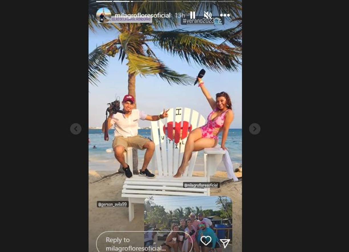 Milagro ha compartido varios momentos agradables junto a sus compañeros y colegas de HCH en este verano. 