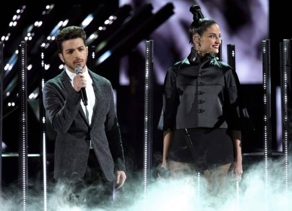 Nathalia Jiménez con ll Volo.