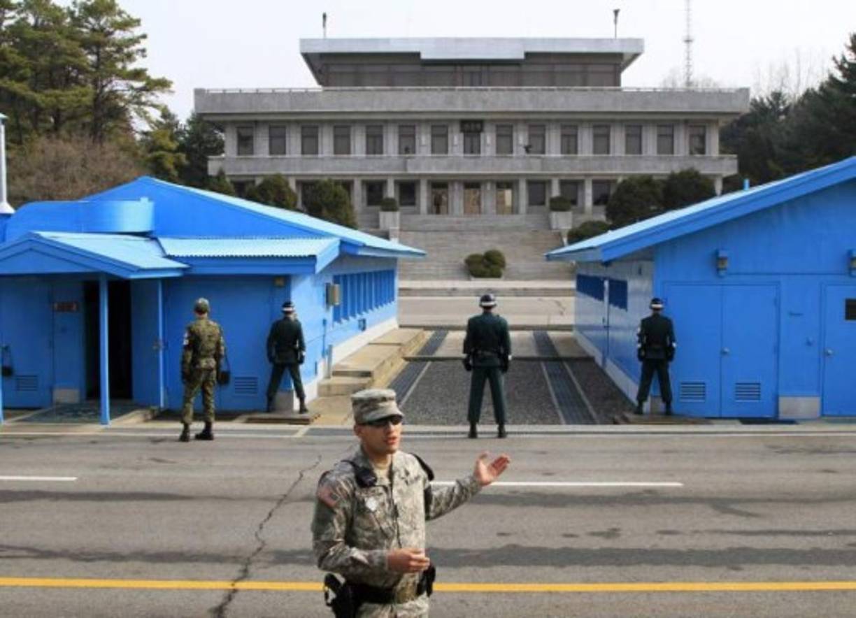 Frontera entre Corea del Norte y Corea del Sur: Estos países técnicamente nunca dejaron de estar en guerra.