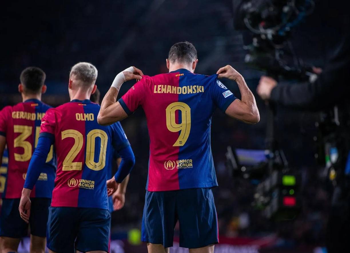 Robert Lewandowski con su doblete superó la barrera de los 100 goles en la Champions League. El polaco es junto a Cristiano Ronaldo y Lionel Messi los únicos que pasar esa cifra.