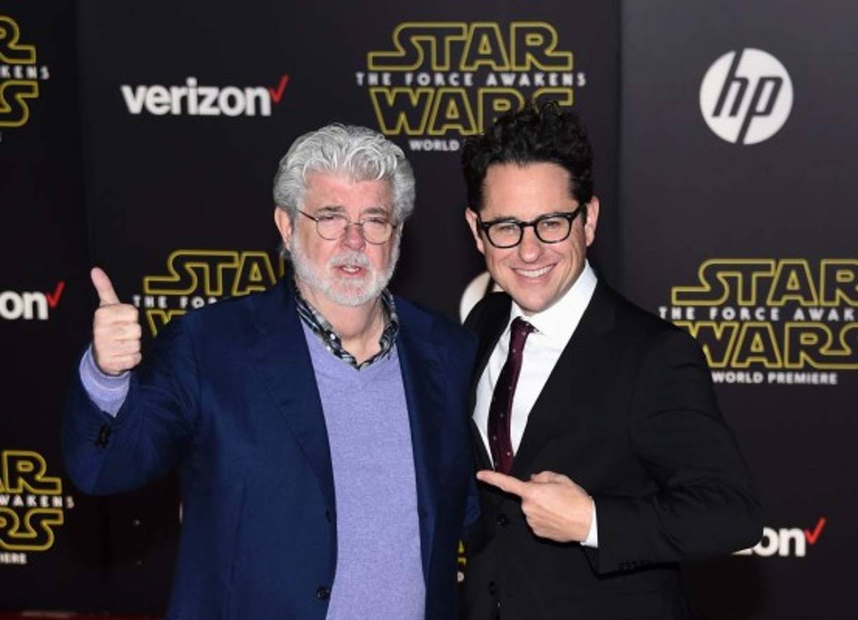 George Lucas y el director y escritor J.J. Abrams