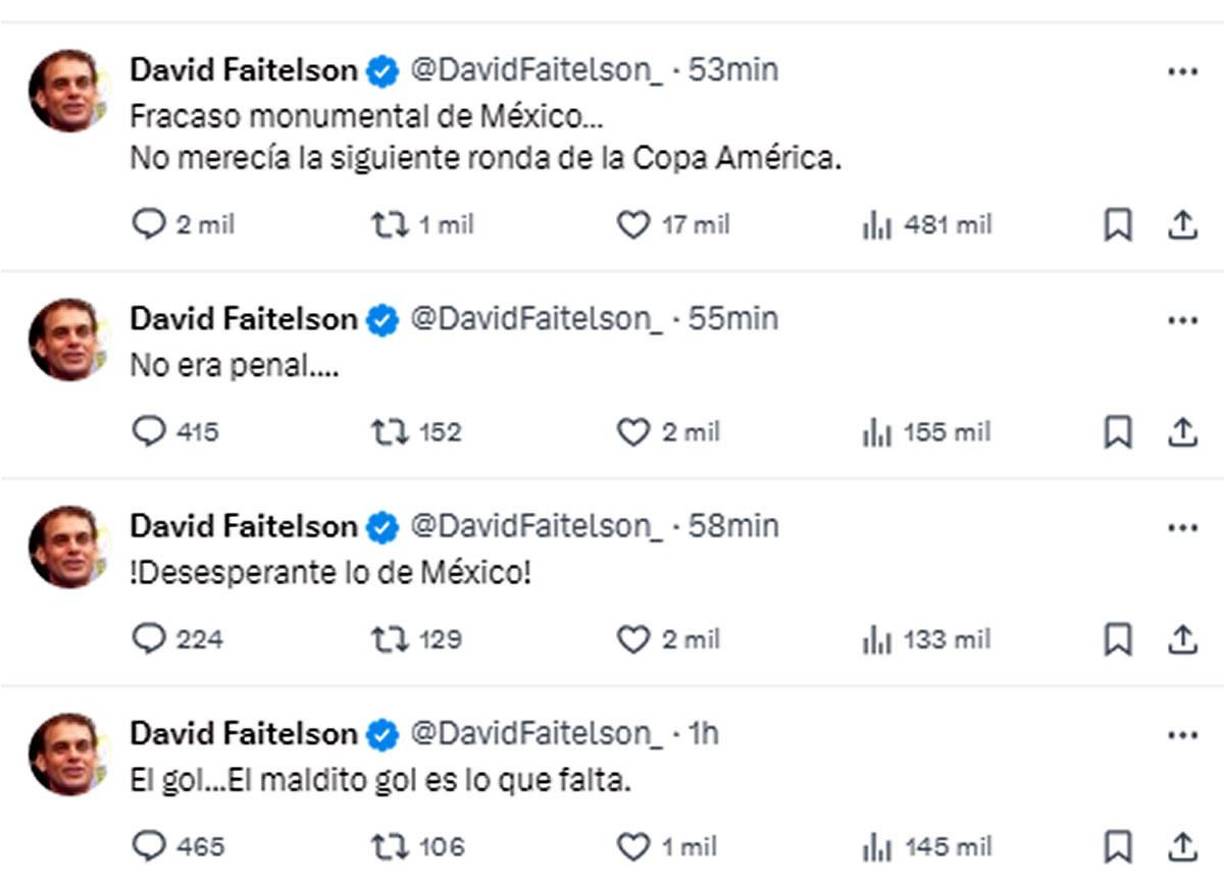 Fuerte cruce: Faitelson se pelea con compañera de TUDN en vivo por la Selección de México