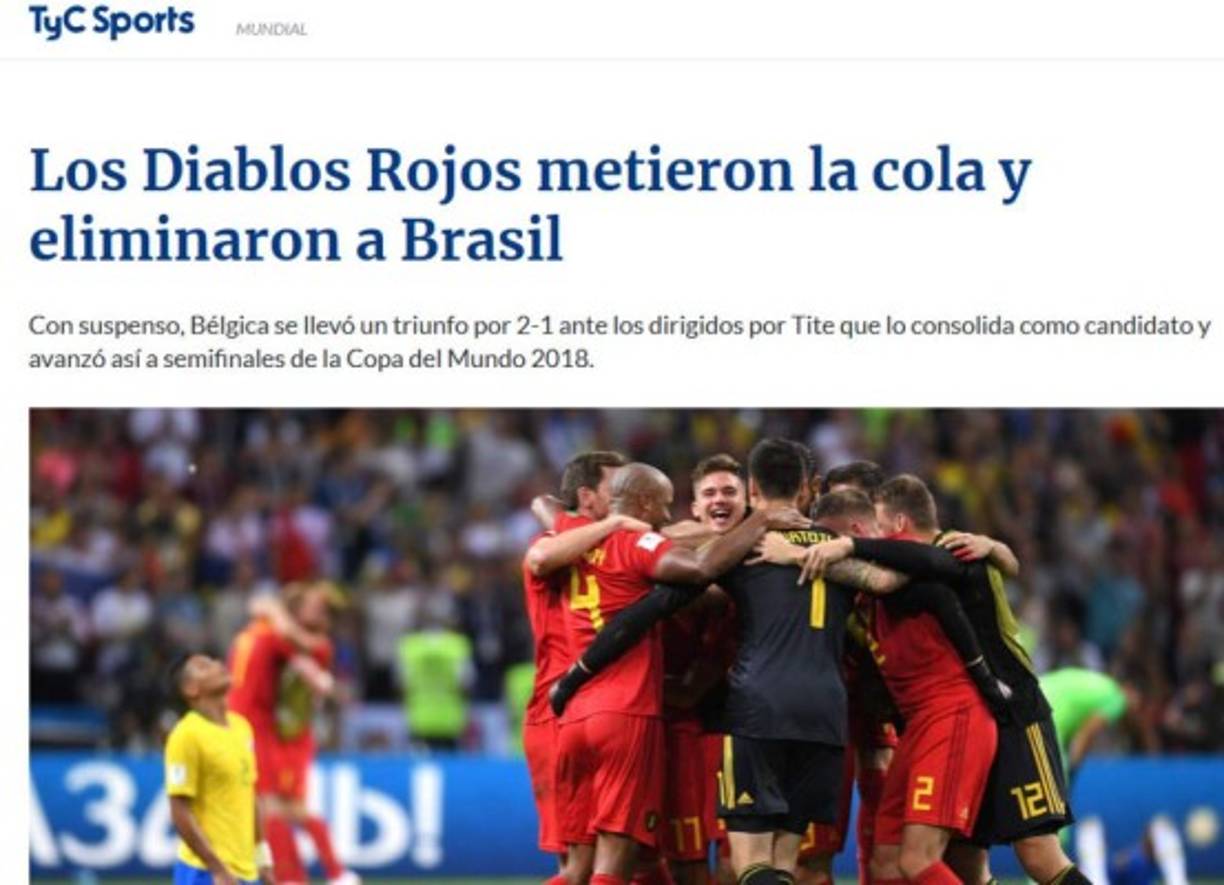 TYC Sports de Argentina.