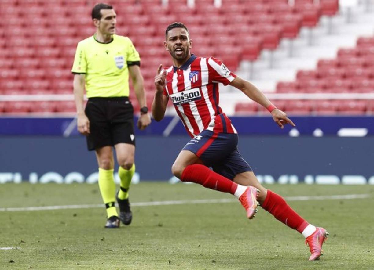 El brasileño Renan Lodi anotó el gol del empate del Atlético ante Osasuna.