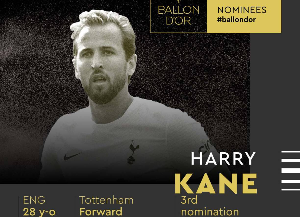 Harry Kane: Delantero inglés del Tottenham.