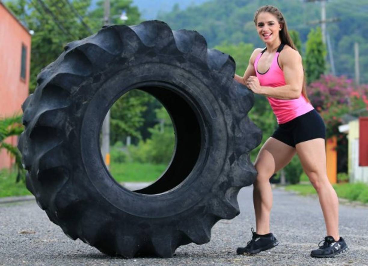 'El cuerpo es el reflejo de cómo eres en tu vida. Pero siempre trato de tener una sonrisa', dijo.