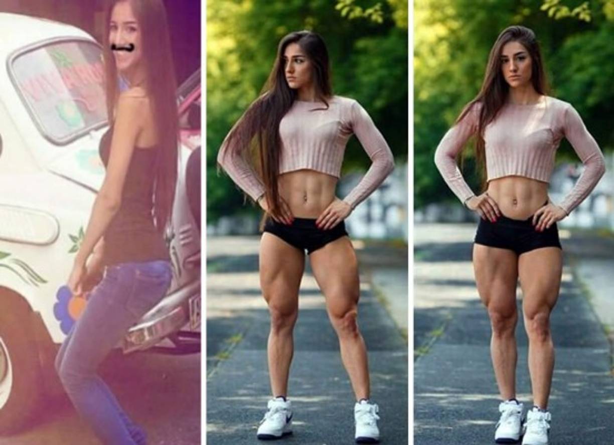 Su historia es una más de superación. Antes de tener esta espectacular figura ella era blanco de burlas por su delgadez.