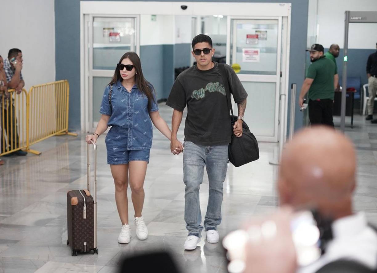 Luis Palma arribó al país junto a su novia y desde hoy se integra a la disciplina de la Selección de Honduras.