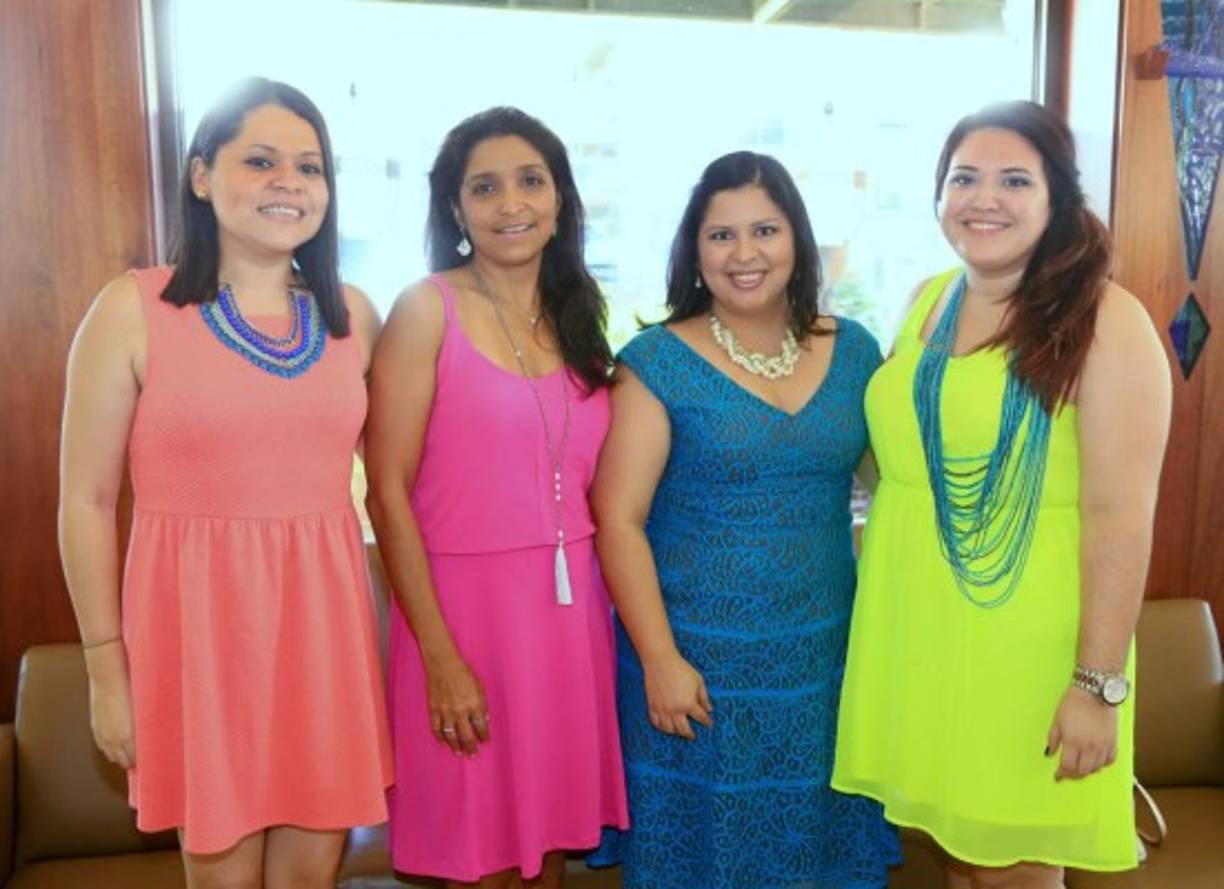Zully Alvarenga, Liliam Nasser, Ninette Jácome y Valeria Rodríguez.