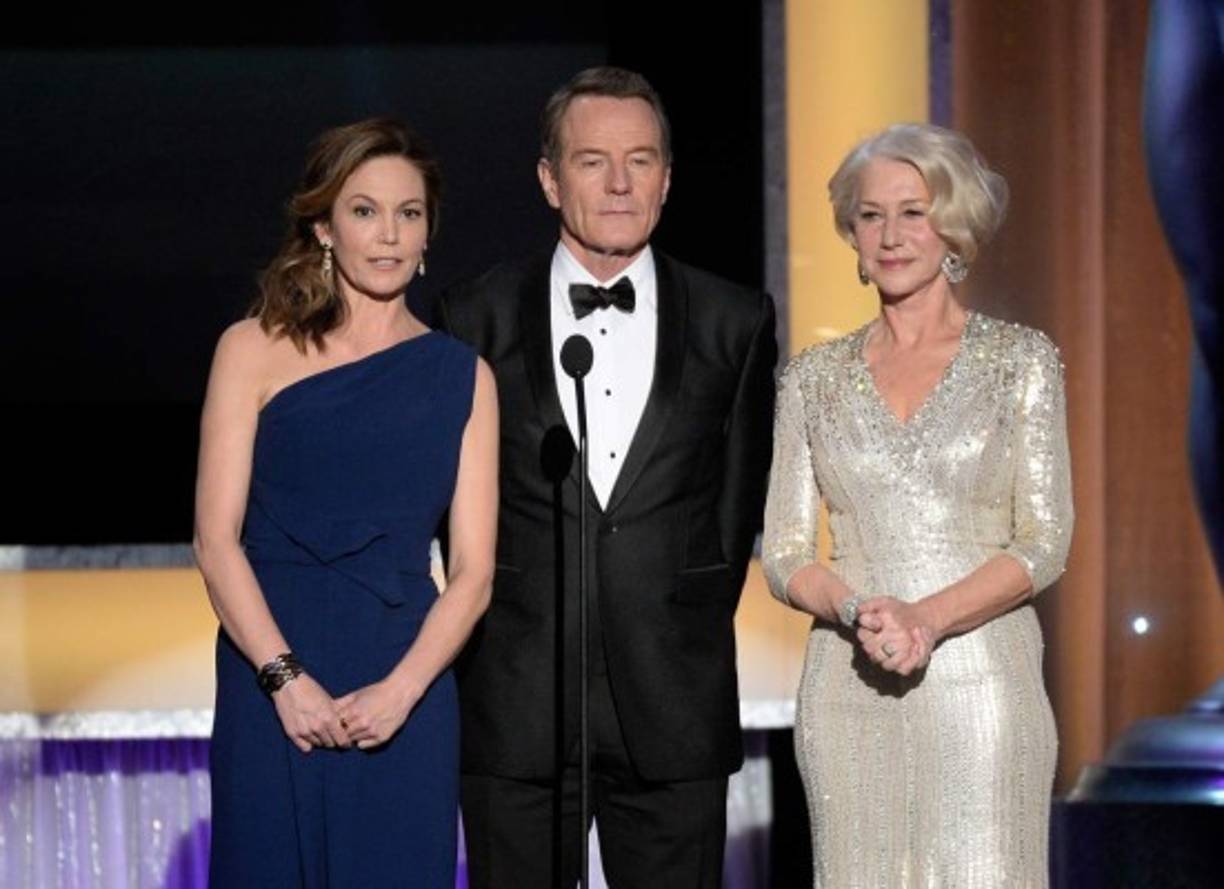 Diane Lane, Bryan Cranston y Helen Mirren.