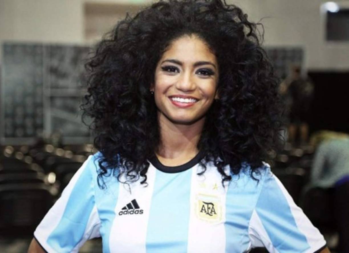 Kate también apoya a la Selección Nacional de Argentina, en el país sudamericano le han abierto las puertas aunque no ha sido tarea fácil.