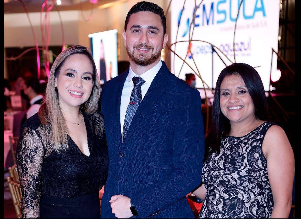 Ana Osorto, José Pavón y Heybee Barahona