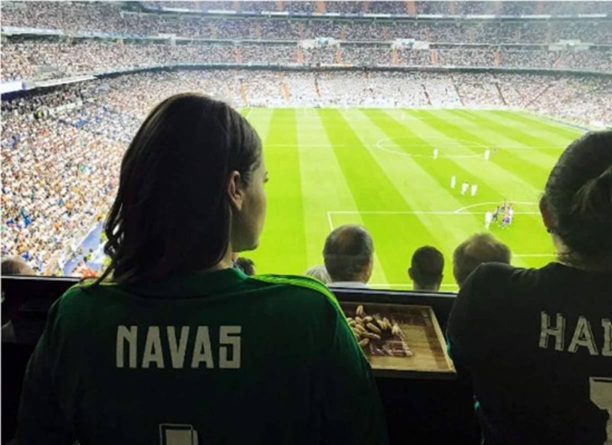 Valeria Mobley hace el papel de la esposa del portero del Real Madrid en la película.