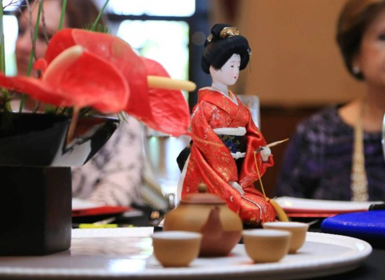 La obra de Maruca Faraj inspirada en Japón.