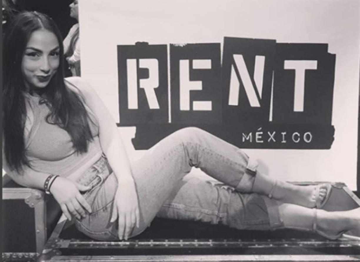 La actriz regresó a México en 2017 y protagonizó el musical 'Rent' donde interpretaba a una mujer bisexual.
