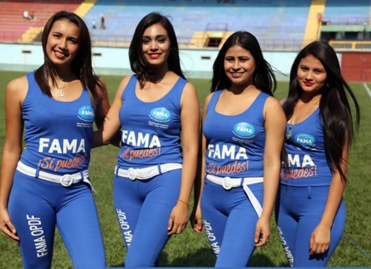 En Olancho, el partido Juticalpa-Honduras Progreso tuvo a estas bellezas.